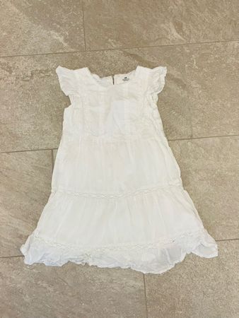 H&M Sommerkleid, weiss, Gr. 116, Top Zustand, Mädchen