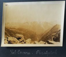 1 Foto Val Curnera - Sicht auf Oberalpstock UR, 1925