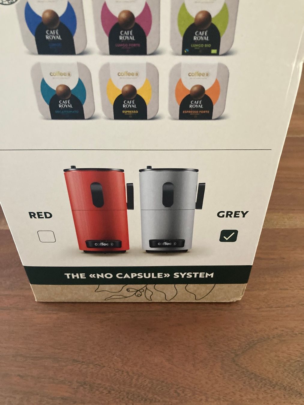Coffee B Macchine per caffè & Macchine per espresso: CoffeeB HORIZON Kaffeemaschine Grau originalverpackt – Nuovo e nell'imballaggio originale da Mauensee venduto da Etrigan 2