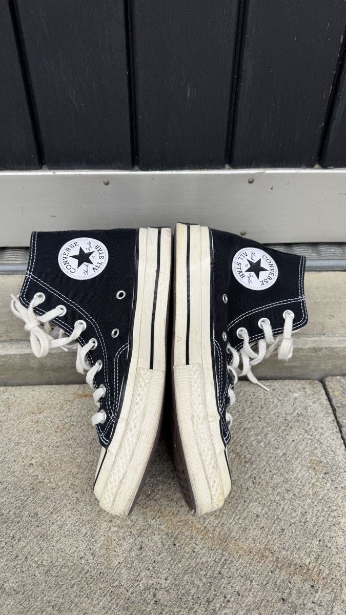Converse Chaussures hommes: Schwarze Converse Chucks – D'occasion à Speicherschwendi par sen_r6wk 1