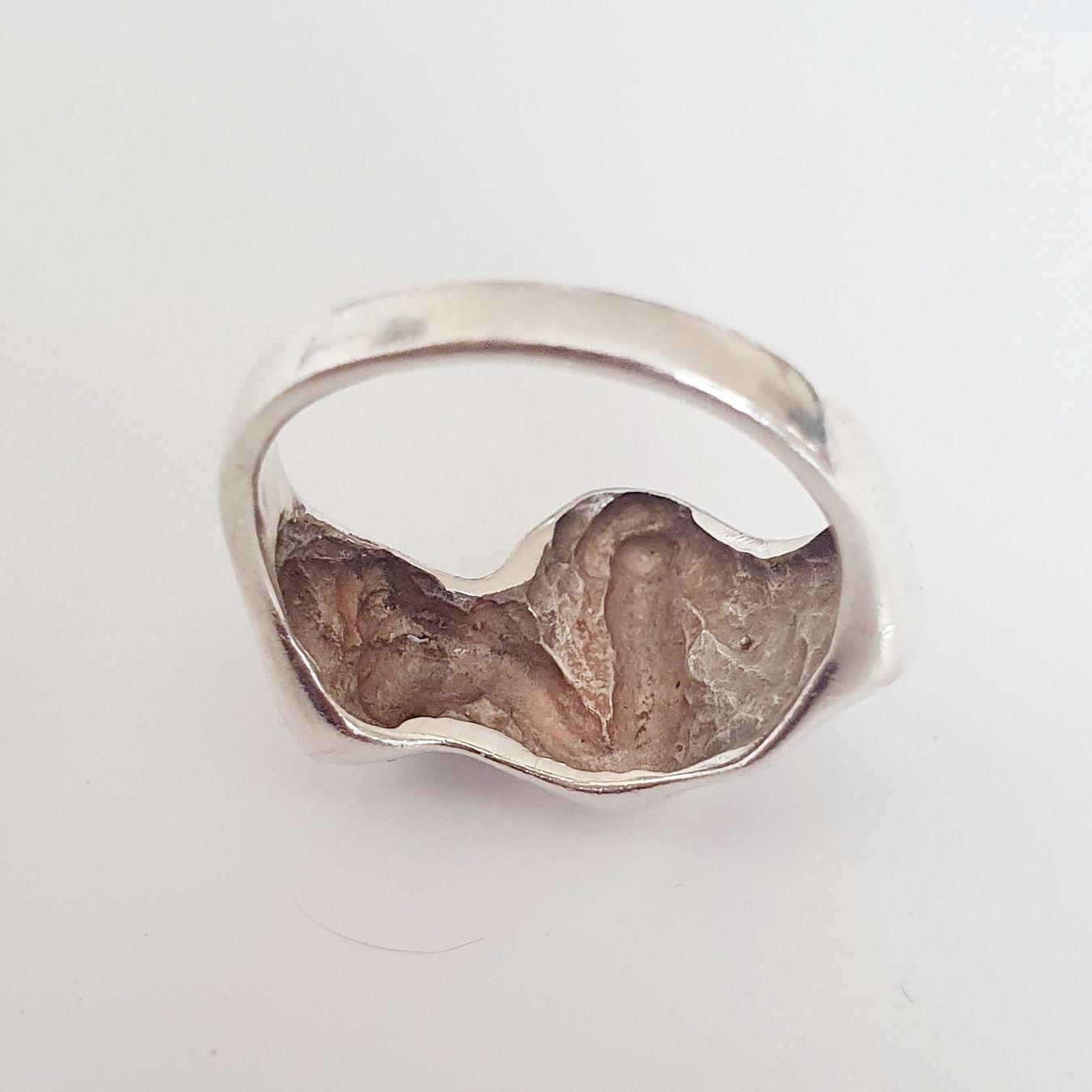 Anelli: Ring Silber 925 organische Form Gr 18.2  – Usato da Kreuzlingen venduto da Wunderkiste123 5
