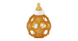 Hevea 2in1 Babyglasflasche/Biberon Starball Natur