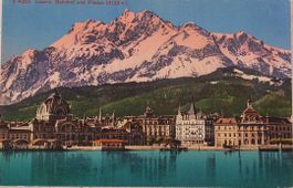 LUZERN -  Bahnhof & Pilatus - 1928