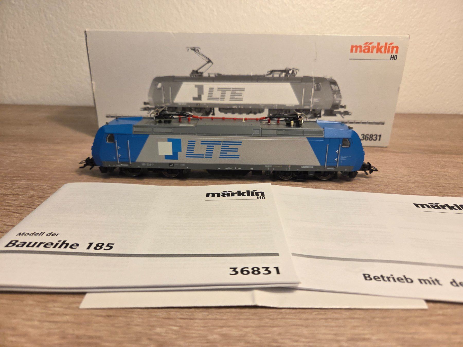 Märklin Modellini di ferrovie: Märklin 36831 E-Lok BR 185 LTE Digital H0 – Nuovo e nell'imballaggio originale da St-Aubin-Sauges venduto da Lo_Go 6