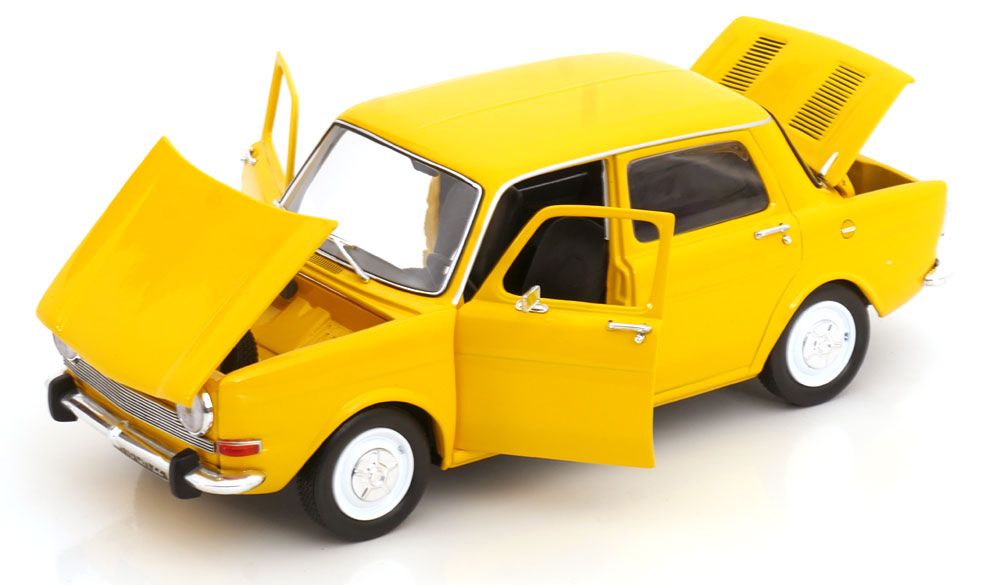 Simca Modellini d'auto: SIMCA 1000 LS 1974 Gelb 1:18 NOREV – Nuovo e nell'imballaggio originale da Suhr venduto da Moebelsiralfred 2