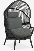 Lounge-Sessel HALVREBENE schwarz