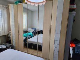 Kleiderschrank Schrank 5 türiger 250 lang 218 hoch 60/65tief