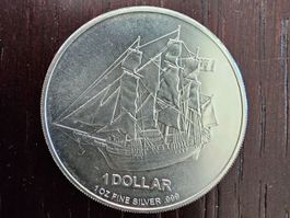 Silberunze 1 Dollar Cook Island 2010