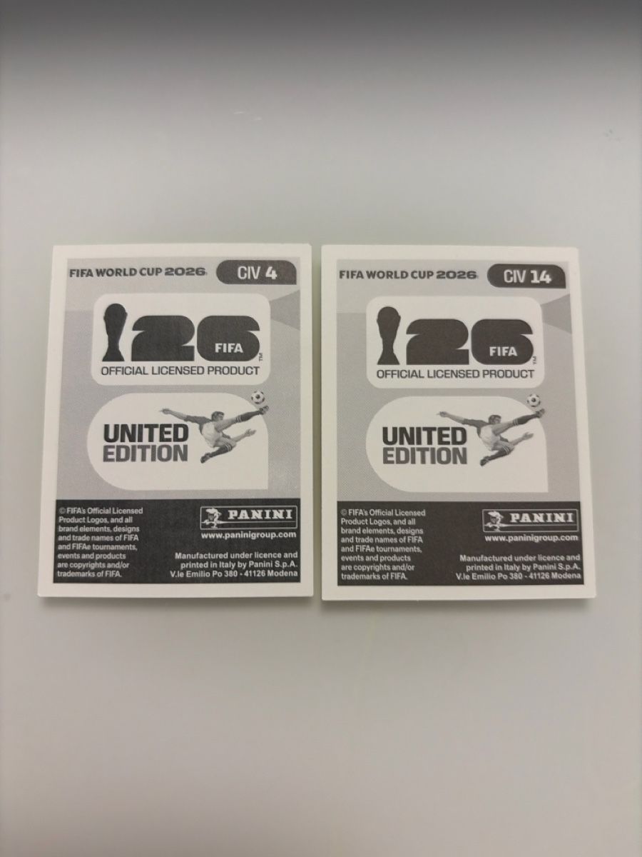 Panini Cartes à collectionner: Fifa 2026 CIV – Neuf (Voir description) à Bellinzona par SammlerTI 1