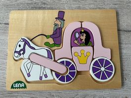 Holz Puzzle - Prinzessinnen Kutsche