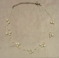 Perlencollier, 40-45 cm verstellbar!