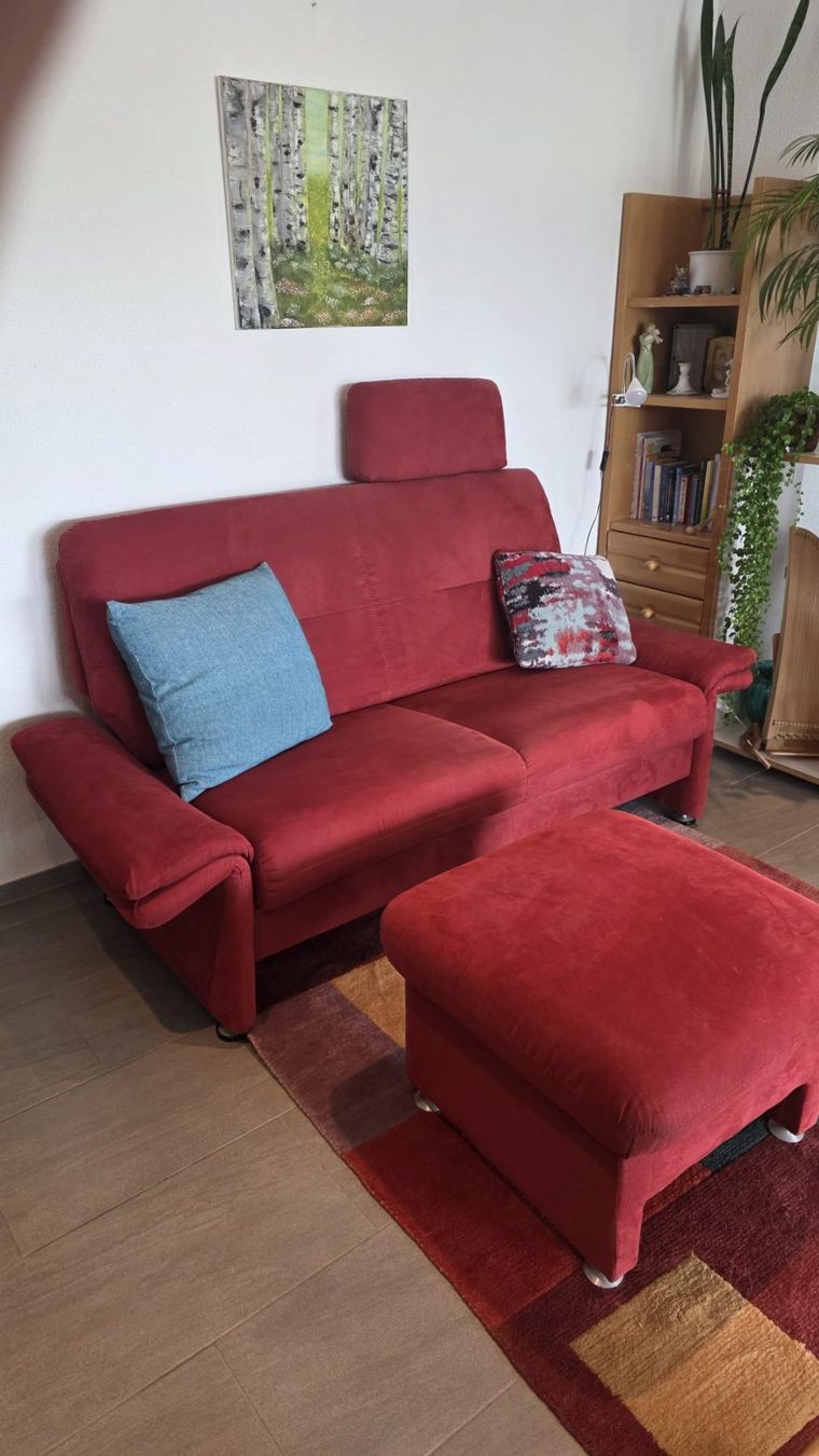 Sofas: Hochwertiges Designer-Sofa mit Hocker – D'occasion à Niederbuchsiten par B_Marchand 2