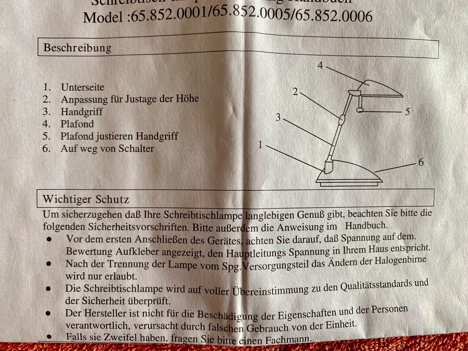Lampade: Schreibtisch-Lampe Lumimat – Nuovo e nell'imballaggio originale da Bremgarten AG venduto da 2N1 3