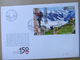 Brief FDC Sonderblock 150 J. SAC 2013