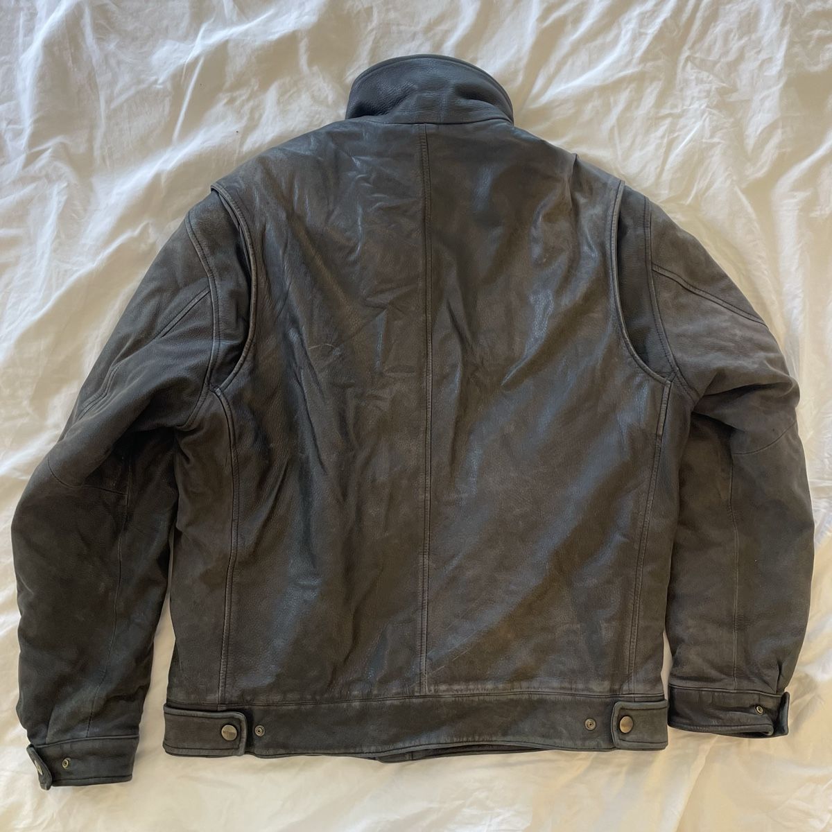 Giacche: Leder Jacke hoher Kragen – Usato da Wabern venduto da alestae 2