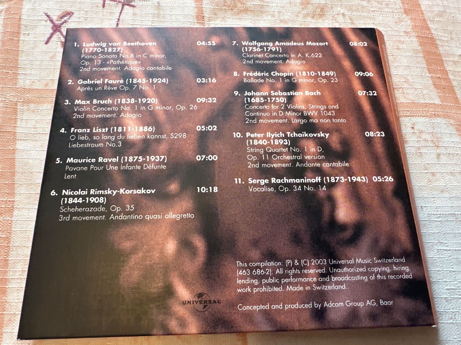 CD: "Classic Romance" CD Klassik – Usato da Schaffhausen venduto da D-MAC 1