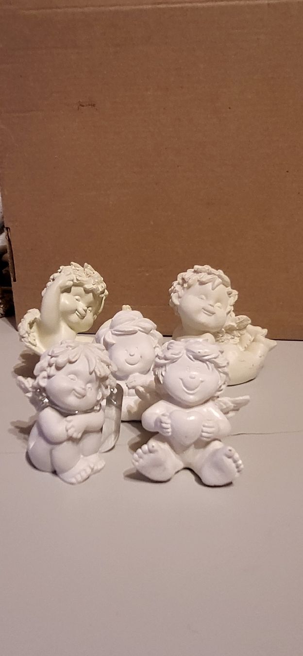 Statuette: 5 Igor Engel verschiedene. Grössen aus Sammlung – Usato da Schweizersholz venduto da fuchs06 4