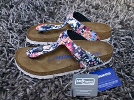 Birkenstock, Gizeh, Gr. 37, Flowers, NEU