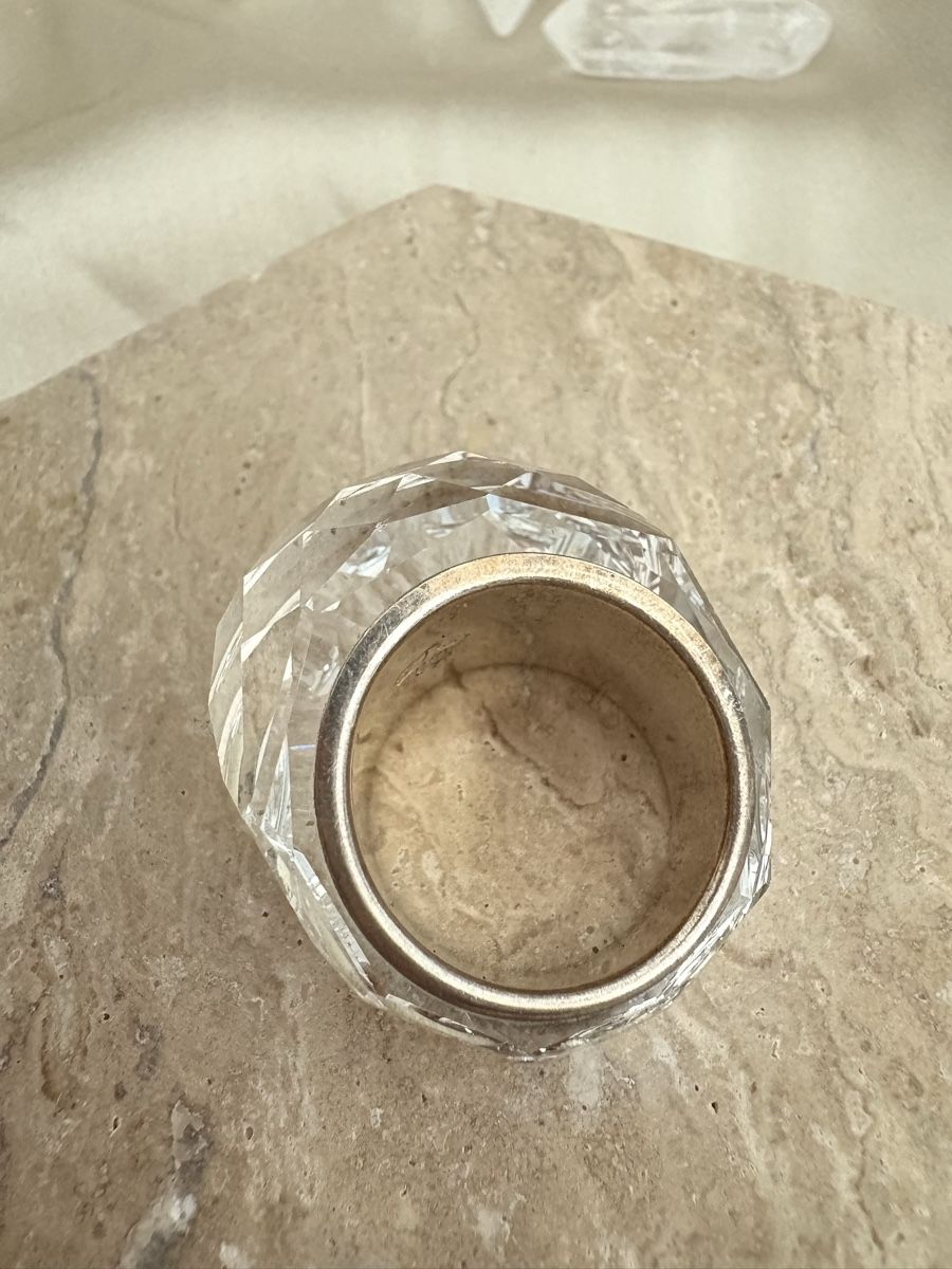 Swarovski Anelli: Swarovski Nirvana Kristallring Transparent Gr. 58 – Usato da Zürich venduto da CICI-CuratedVintage 3