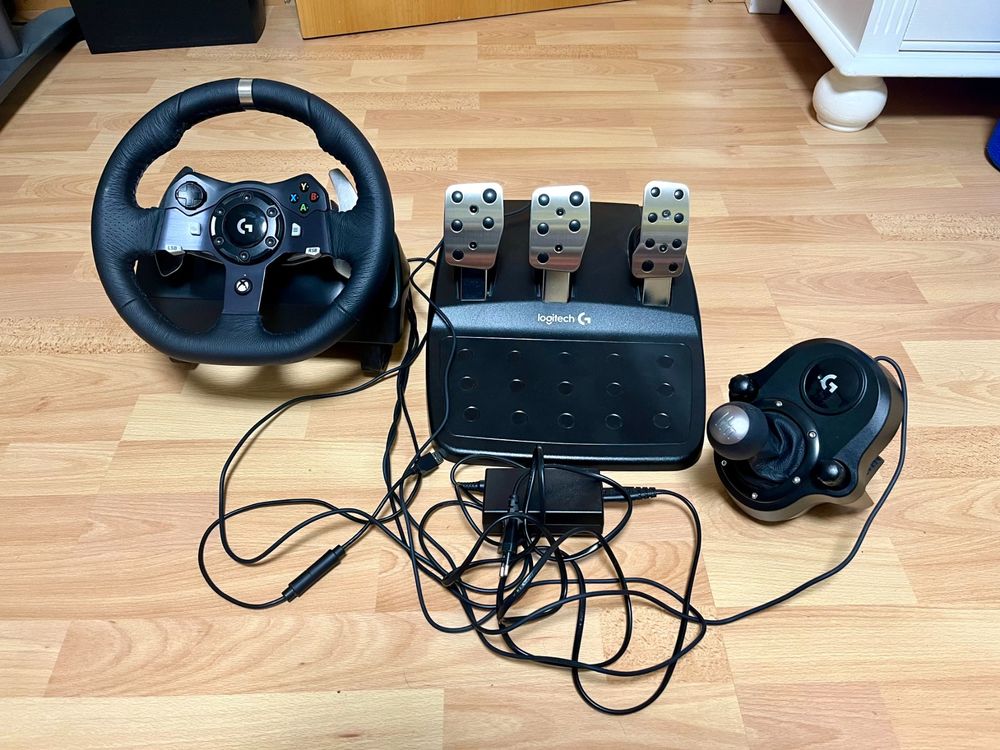 Logitech G G920 Driving Force Lenkrad, Pedale, Shifter (Gebraucht) in ...