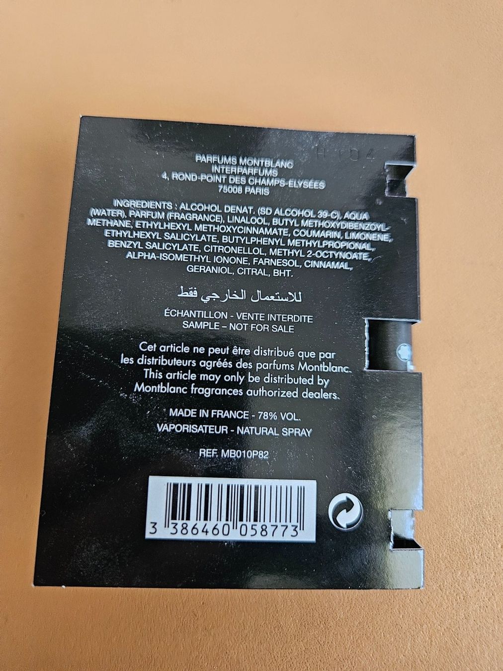 Profumi & Eau de Toilette: MONT BLANC - EMBLEM - Eau de Toilette - 1,2 ML – Nuovo e nell'imballaggio originale da Aesch BL venduto da Chrutli1 1