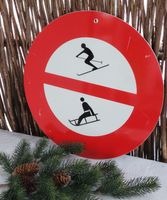 Warnschild Stahlblech 40cm 