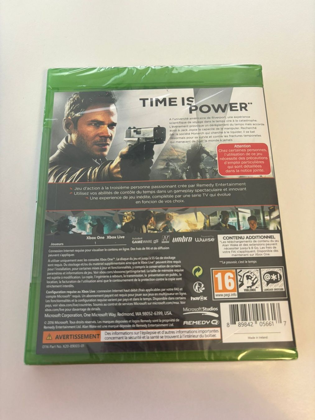 Microsoft Giochi: Quantum Break (XBOX ONE) OVP – Nuovo e nell'imballaggio originale da Herisau venduto da Seyashop1 1