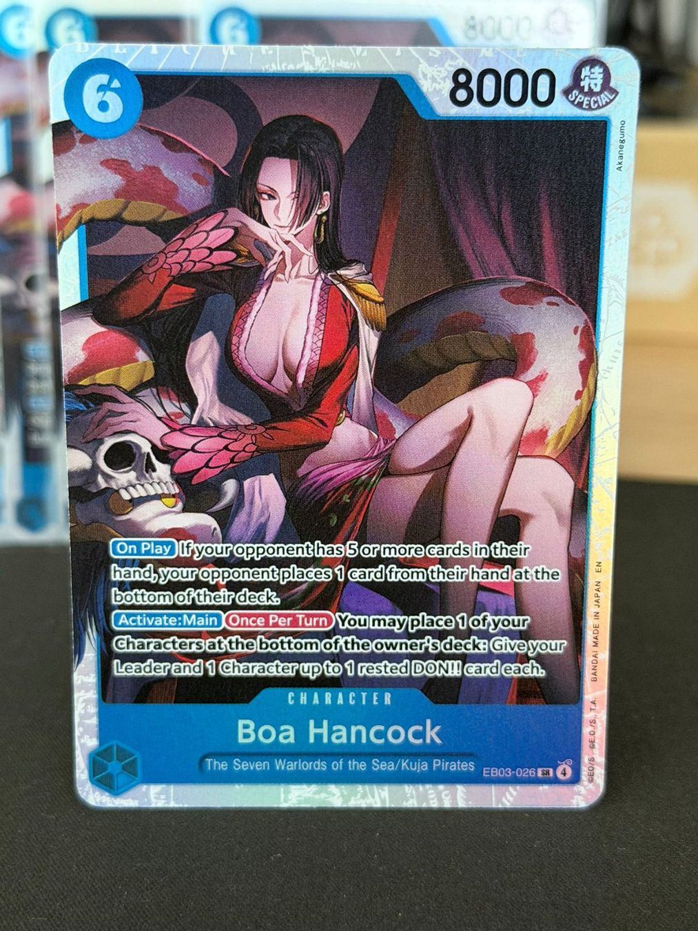 Bandai Carte collezionabili: Boa Hancock EB03-026 SR (2) – Nuovo (secondo la descrizione) da Brittnau venduto da TCGBratans