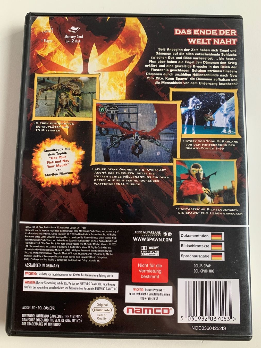 Nintendo Spiele: Nintendo GameCube SPAWN Armageddon – Gebraucht aus Kaiseraugst von Marsupower 2