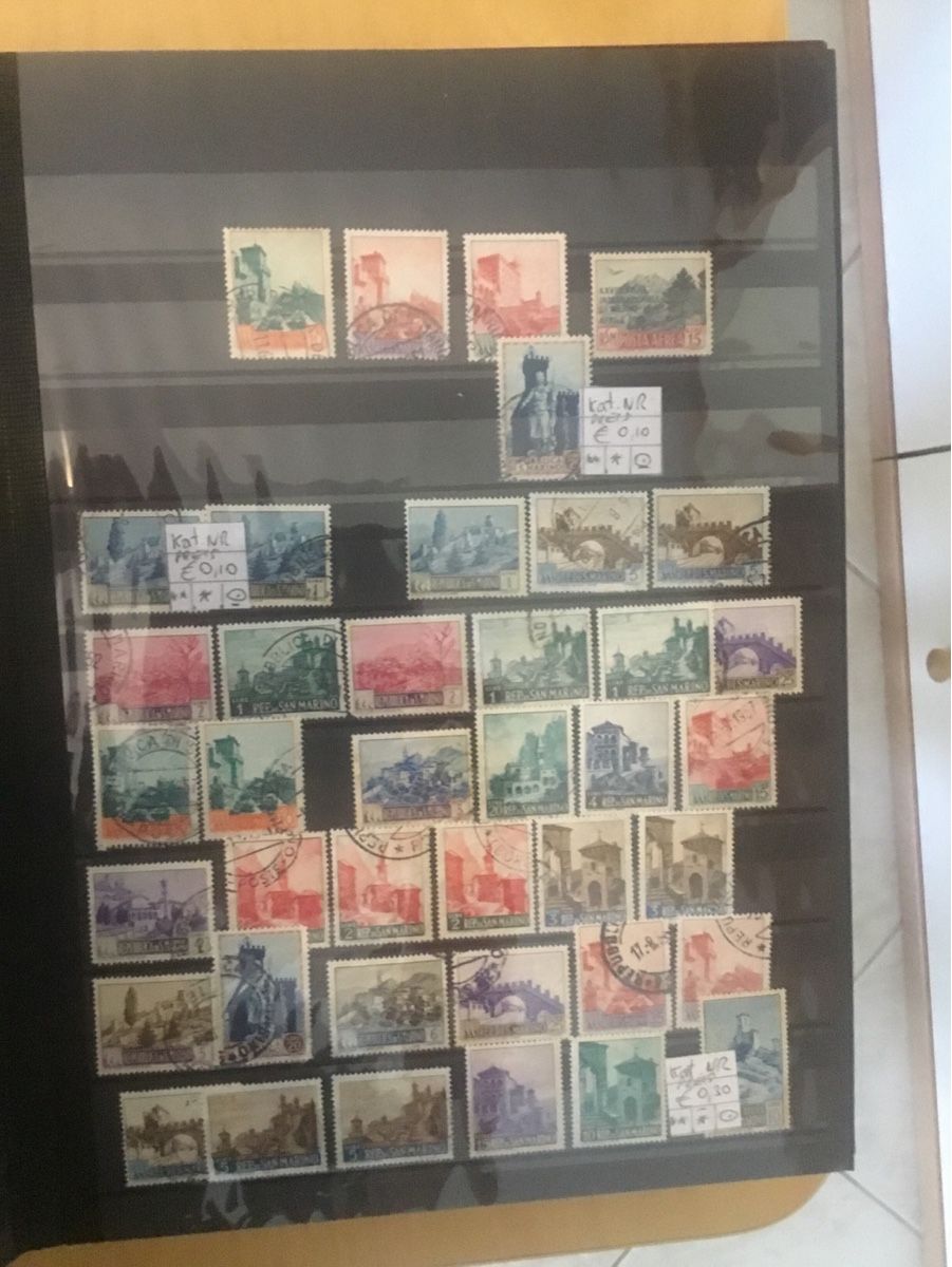 Tutti i francobolli: Lotto 11 San  Marino – Usato da cassina d'agno venduto da Scorti1961 4