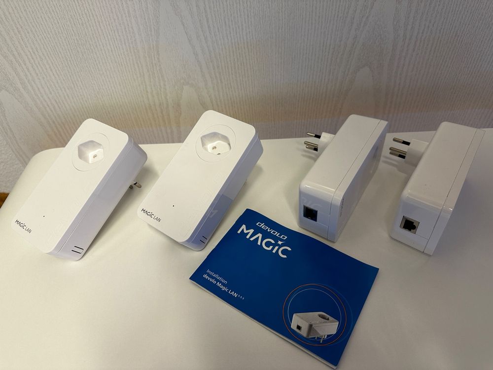 Devolo MAGIC 2 LAN Powerline - 4 x (für bis zu 3 Endpoints) (Gebraucht ...