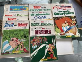 10 Asterix Comics Grosser Band Konvolut gebrauchter Zustand