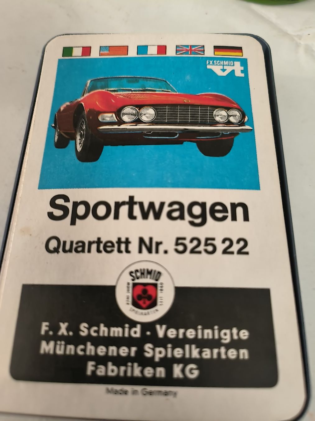 Spiele: quartett sportwagen – Gebraucht aus Muttenz von christophkopp