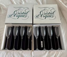 8 Cristal d’Arques Padova Sektgläser | Kristall | OVP