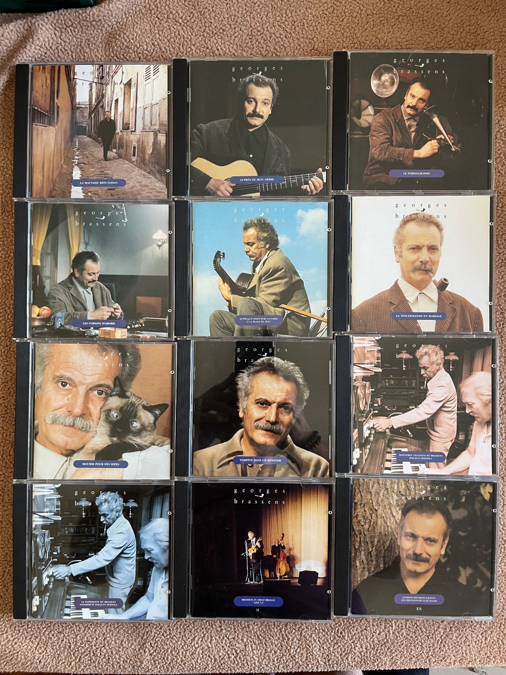 CD: GEORGES BRASSENS - INTEGRALE EDITION 91 - 12 CDs – Usato da Lausanne venduto da sbar224 3