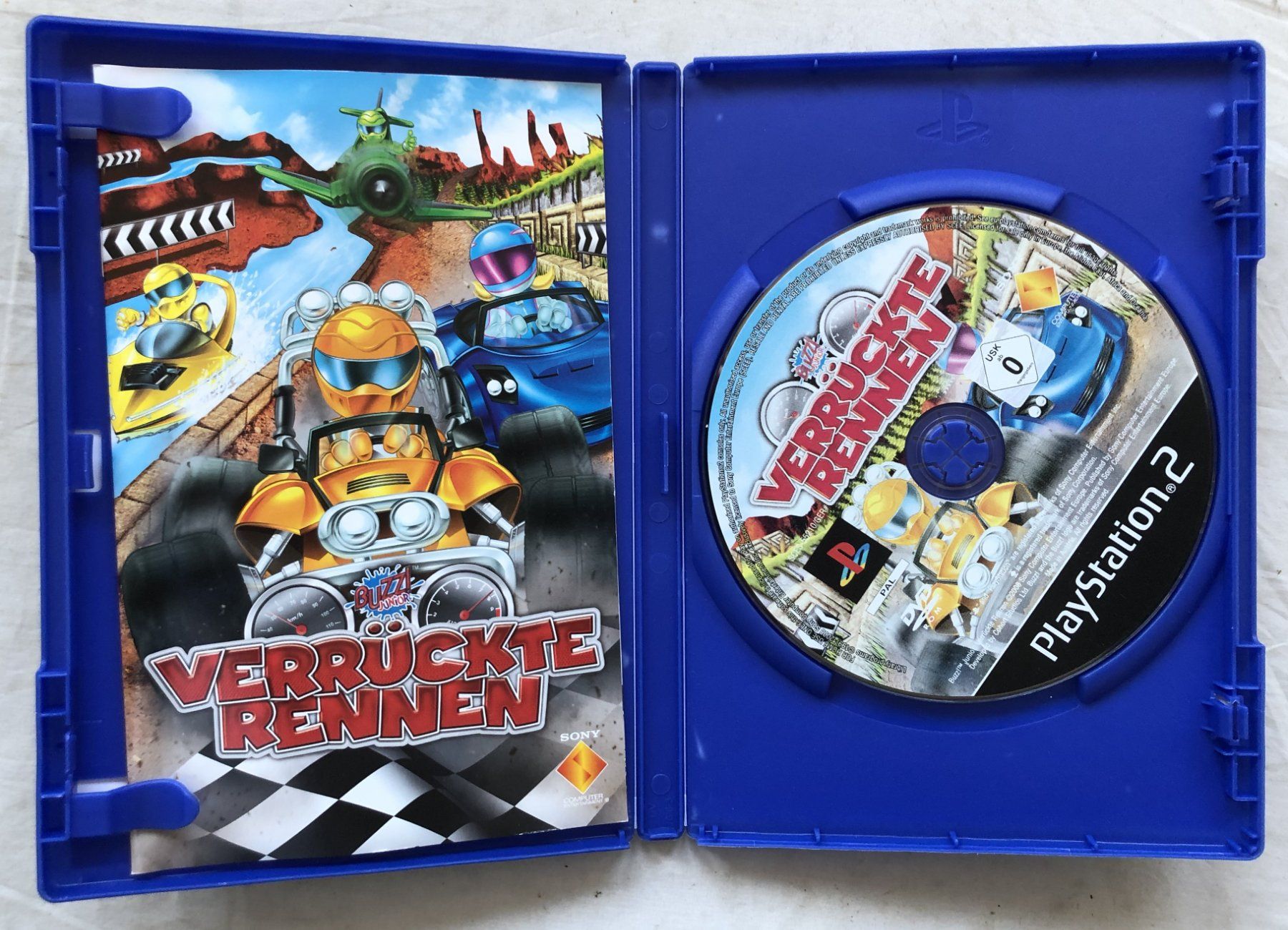 Spiele: PS2 - BUZZ Junior: Verrückte Rennen – Gebraucht aus Schaffhausen von durruti 1