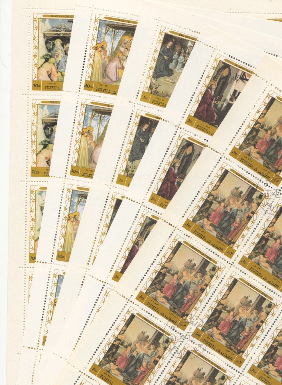 Tutti i francobolli: Fudschaira Bogenware 1970 – Usato da Bürglen TG venduto da StampGraf