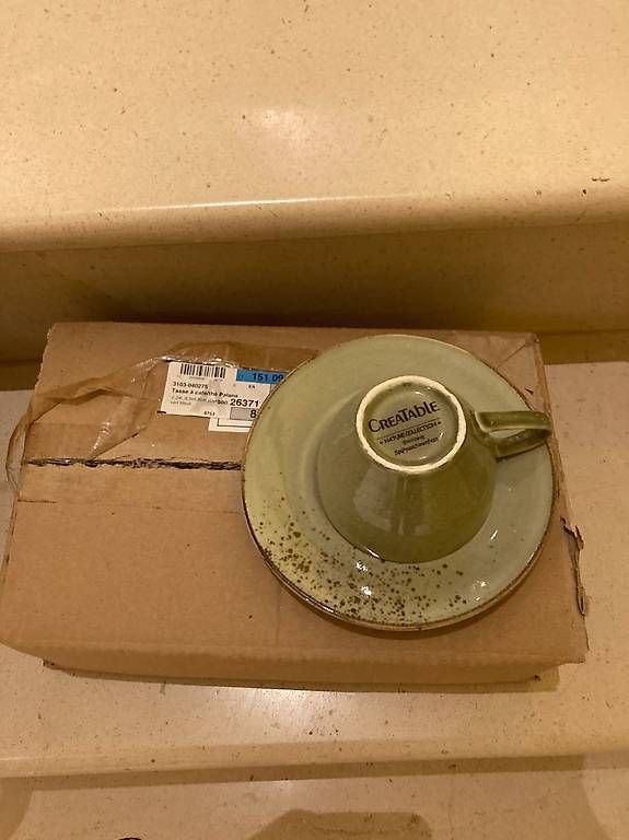 Tazze: Tasse à thé 12 x jamais utiliser – Nuovo e nell'imballaggio originale da Payerne venduto da 1portoalegre2