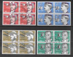 Viererblockserie 582 - 585 Flugpioniere Orts-ET 27.1.1977