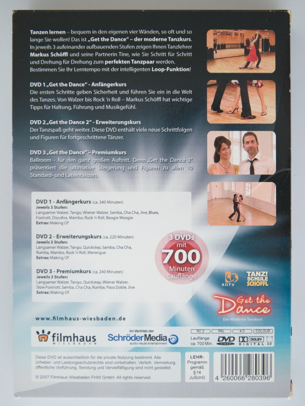 Tutti i DVDs: Tanzen lernen mit Markus Schöffl – Usato da Wädenswil venduto da vy54 2