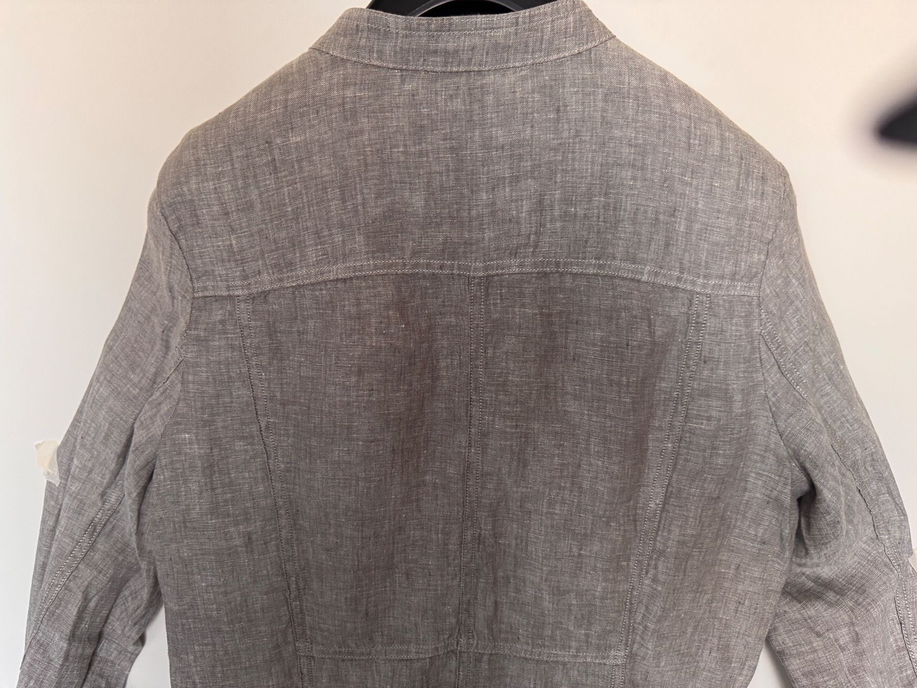 Vestes: Leinenjacke / Blouson Damen Größe 40, hell grau ,neuwertig – Neuf (Voir description) à Heerbrugg par dwfg 4