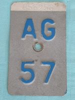Velonummer AG 57
