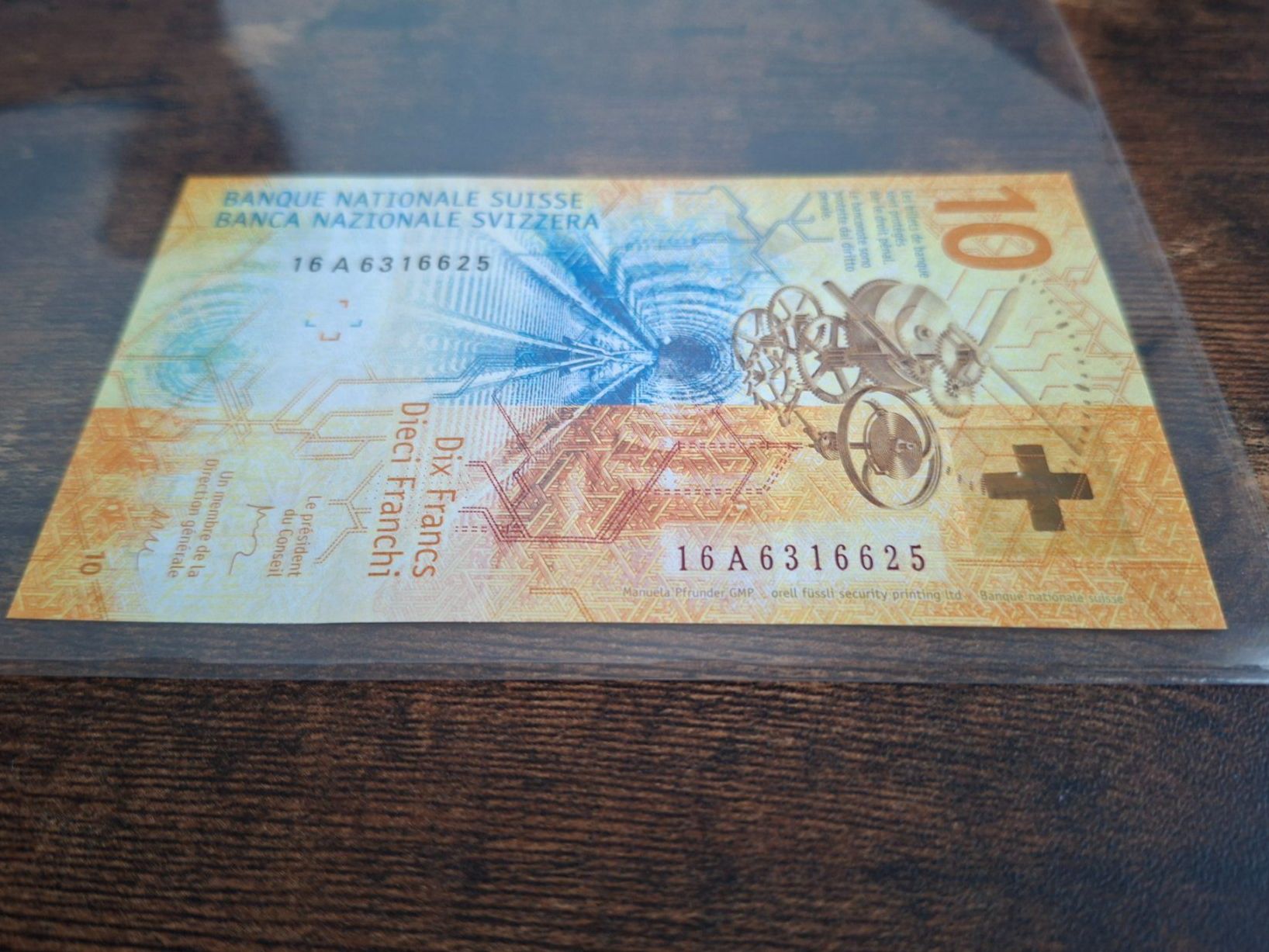 Banknoten: Schweiz 10 Franken 2016 mit A Präfix UNC – Neu (gemäss Beschreibung) aus Schliern b. Köniz von pizzitaxi 1