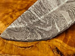 Extra "verwittertes" Damast Messer Knife echter Faltenstahl