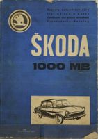 ORIGINAL ERSATZTEILKATALOG | SKODA 1000 MB | AB 1966