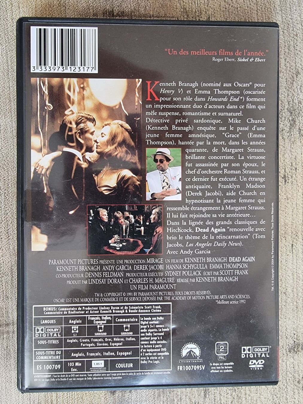 Alle DVDs: Dead Again – Gebraucht aus Chavannes-près-Renens von XWR4 1