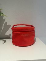 Kulturtasche Clarins rot guter Zustand 