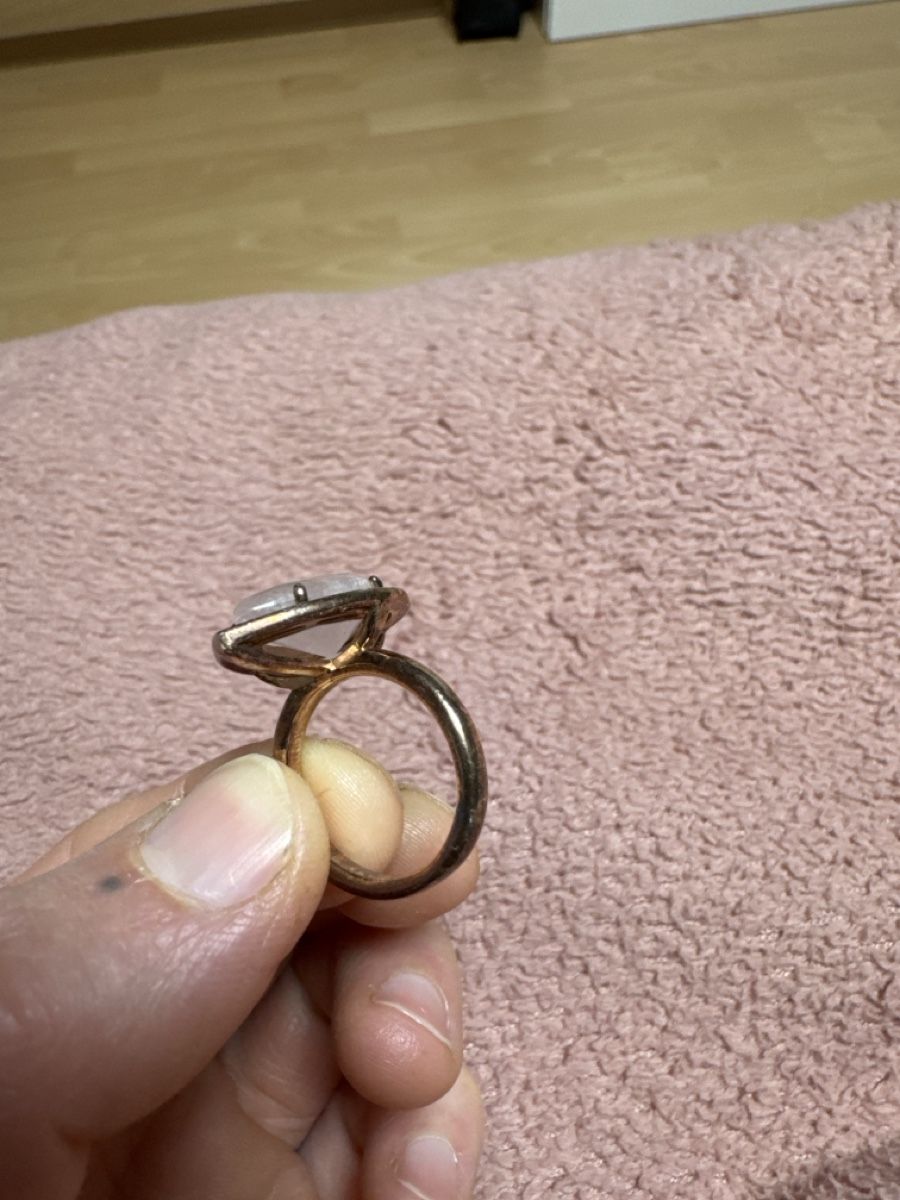 Anelli: Rosenquarz Ring, Tropfenform, Thomas Sabo – Usato da Heiden venduto da Bettyk11. 2