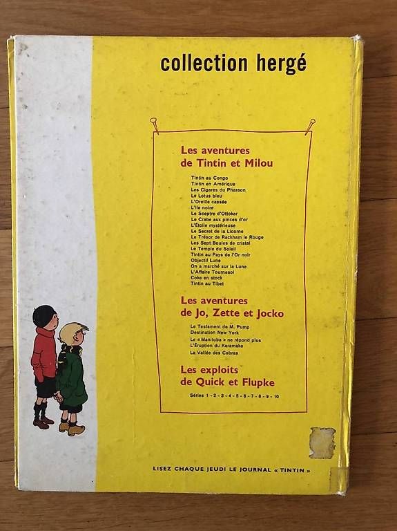 Fumetti: Ancienne BD de  Hergé : les exploits de Quick et Flupke – Usato da Jongny venduto da Fridolinus68 1