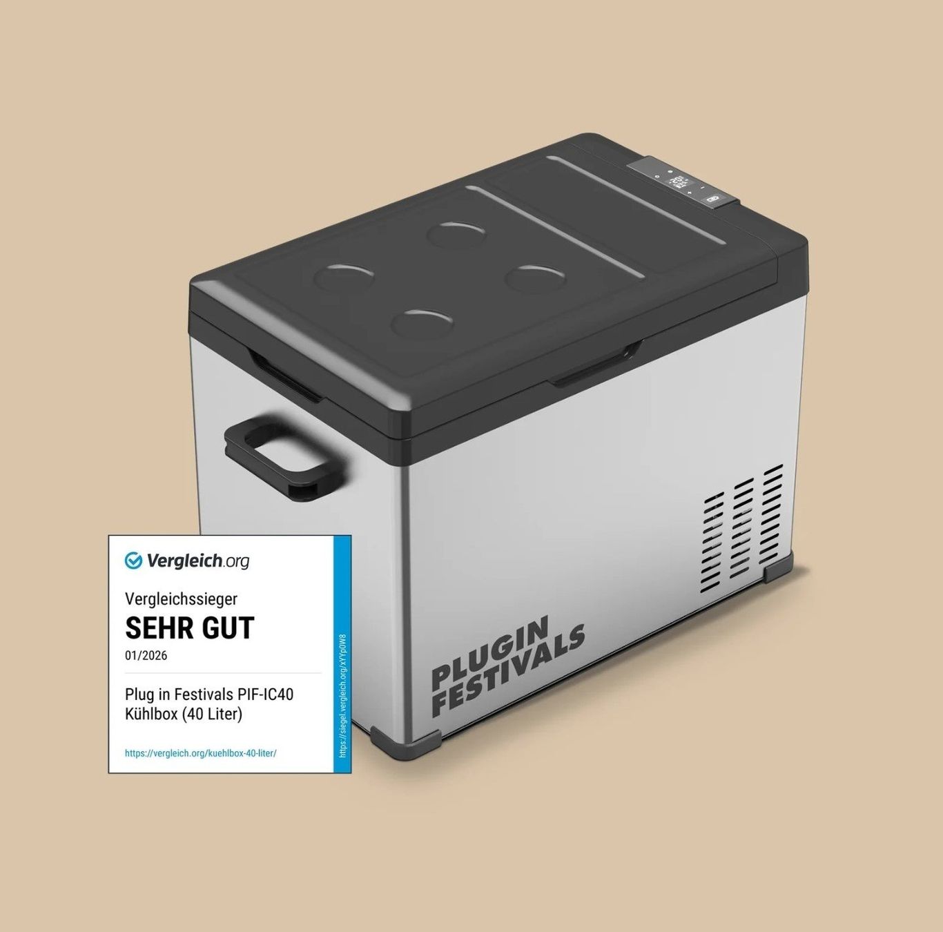 Kühlschränke & Kühlen: IceCube 40 Kompressor-Kühlbox 40L - Plug in Festivals – Neu und originalverpackt aus Büren an der Aare von Wir1